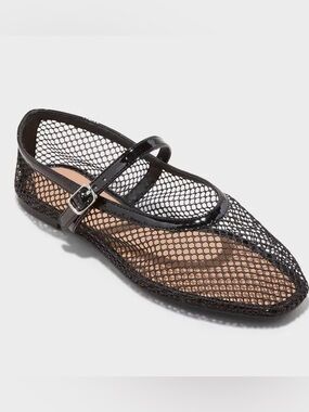 A New Day Women’s Issa Mesh Mary Shane Ballet Flats w/Memory Form, Size 9, NWT!